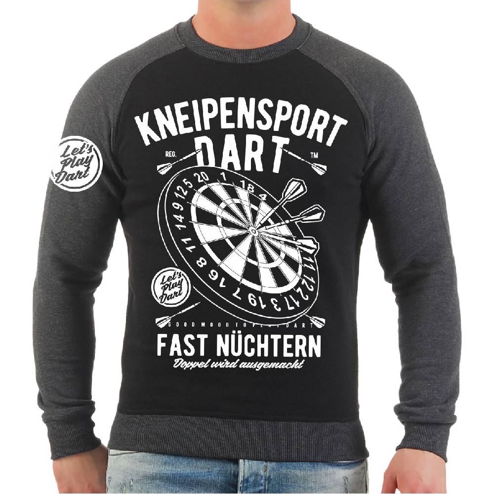 Spass Kostet Männer Sweatshirt Kneipensport Dart