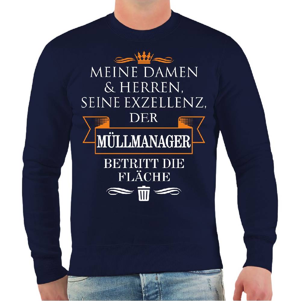 Spass Kostet Männer Sweatshirt Müllmanager