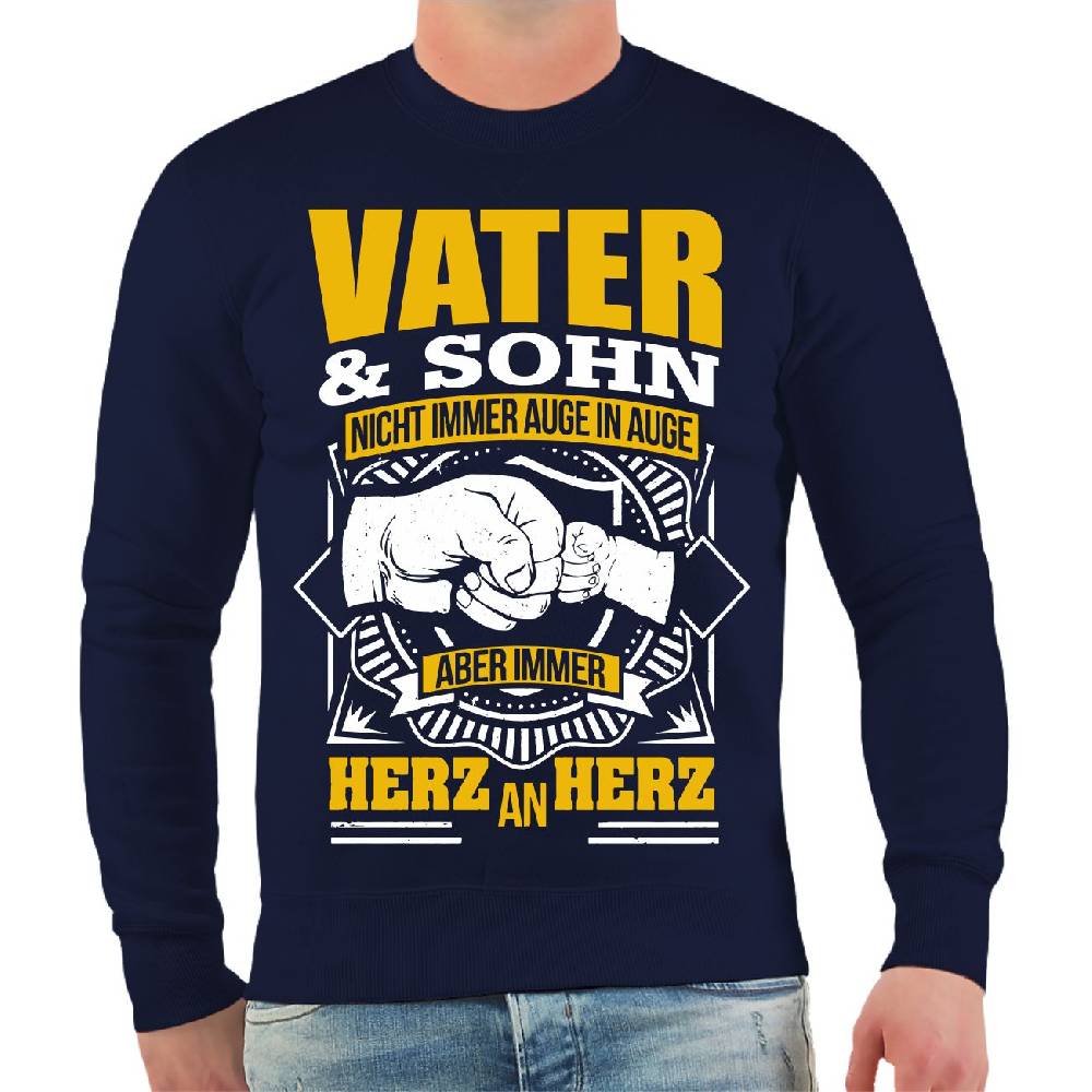 Spass Kostet Männer Sweatshirt Vater & Sohn