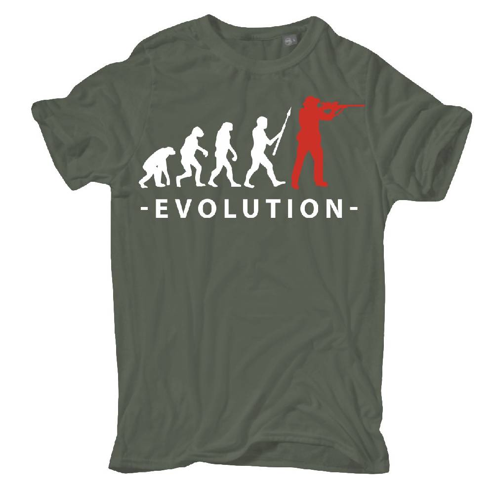 Spass Kostet Männer T-Shirt Evolution Jäger S - XXL