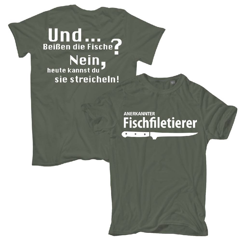 Spass Kostet Männer T-Shirt Fischfiletierer S - XXL