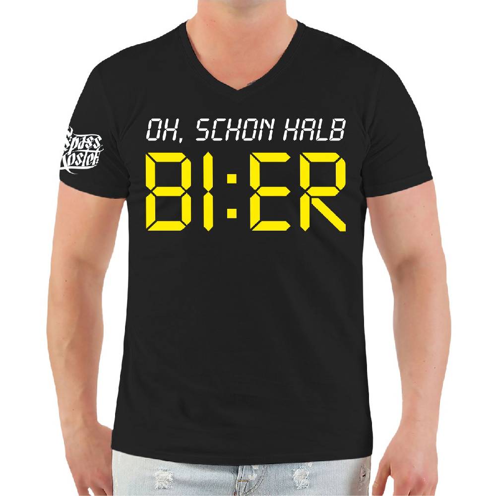 Spass Kostet Männer T-Shirt OH SCHON HALB BIER