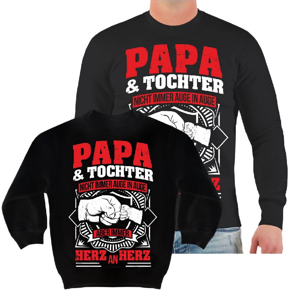 Spass Kostet Partner Sweatshirt Papa & Tochter