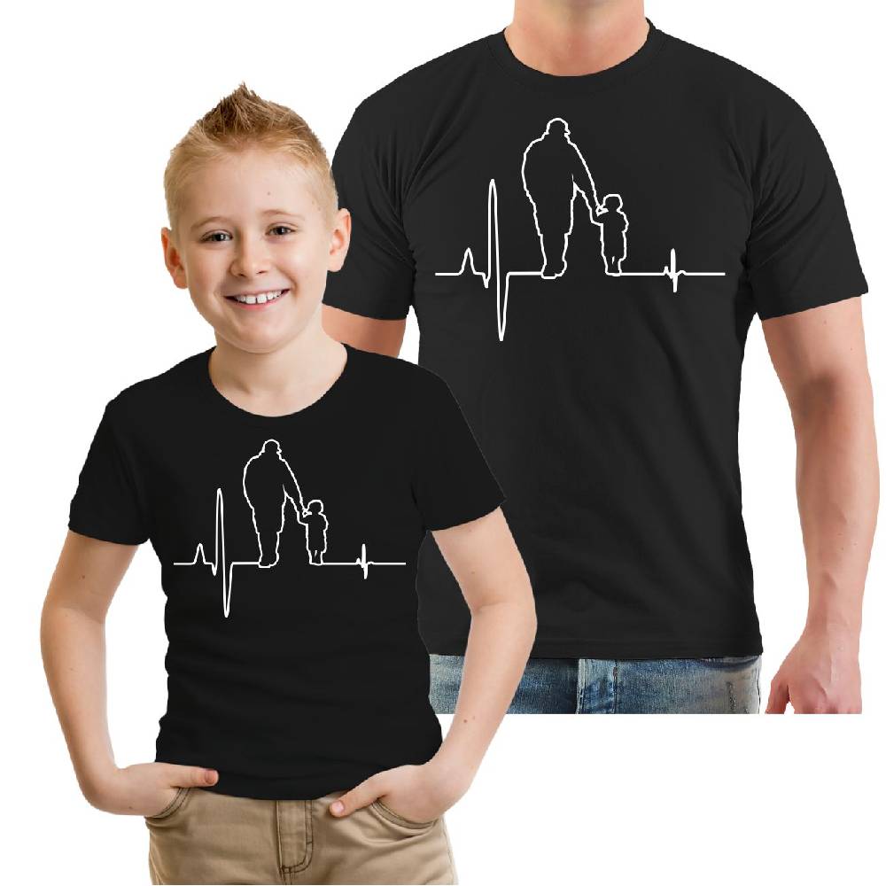 Spass Kostet Partnershirt Herzschlag Vater Sohn