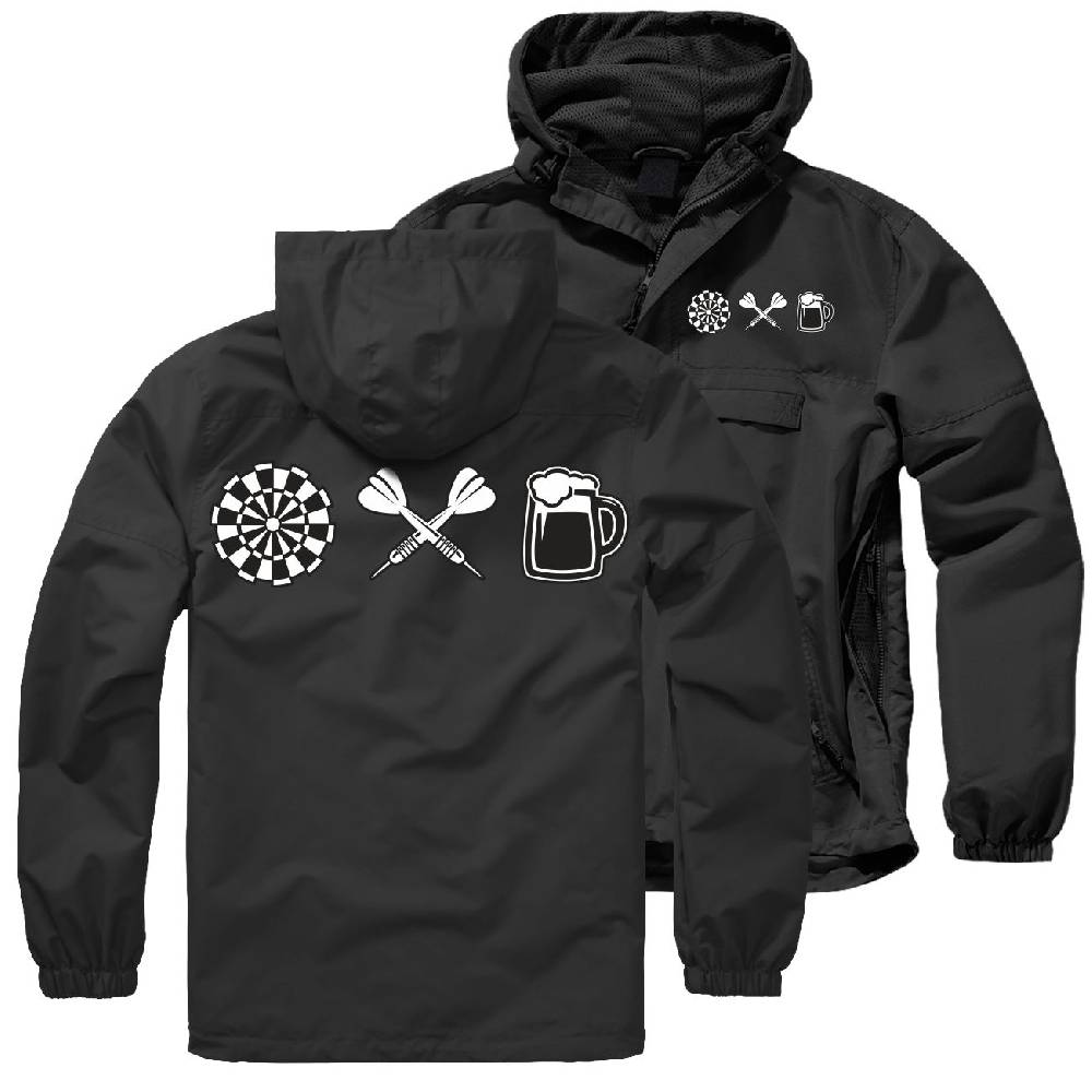 Spass Kostet SOMMER Windbreaker Darts Dart Logo