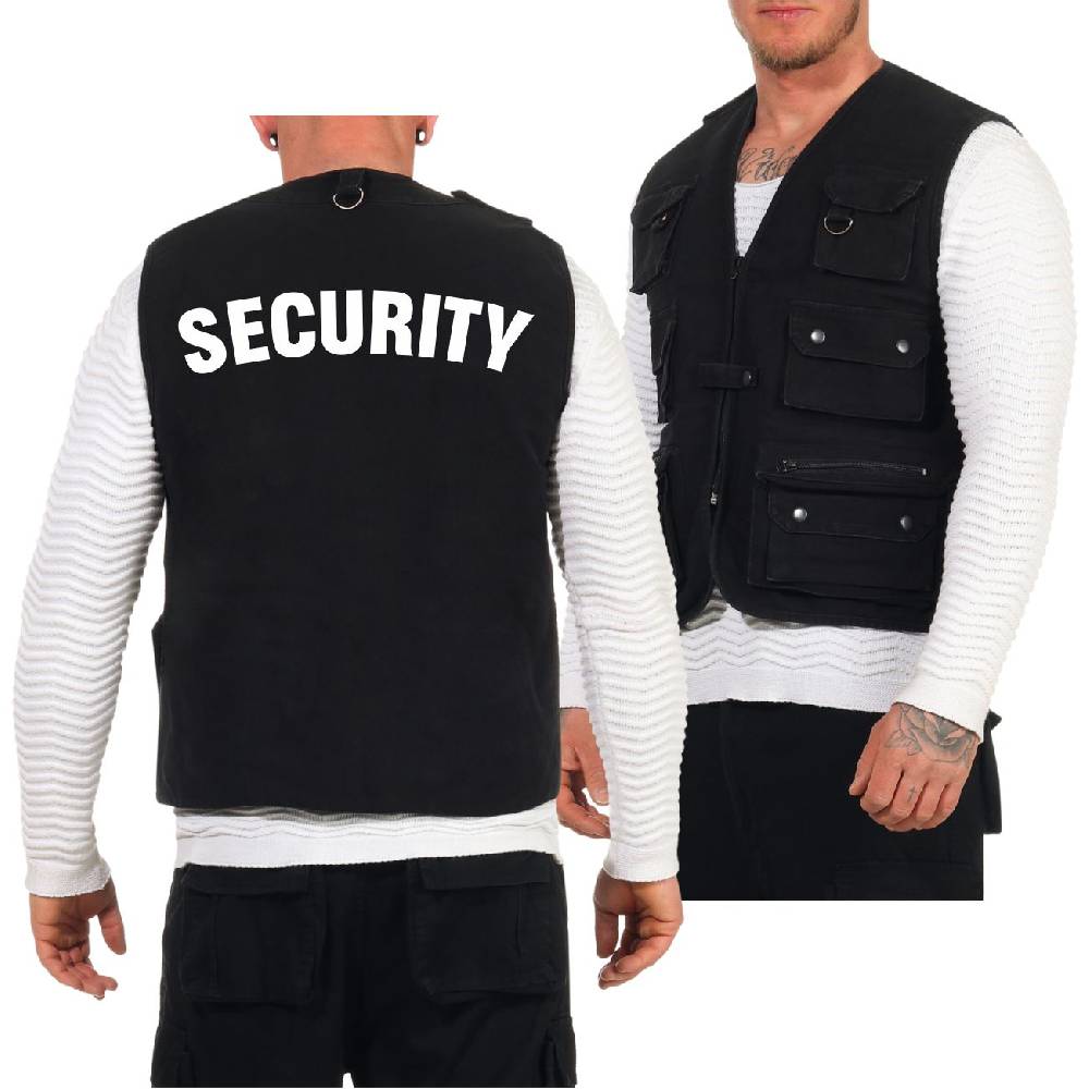 Spass Kostet Weste mit vielen Taschen Security