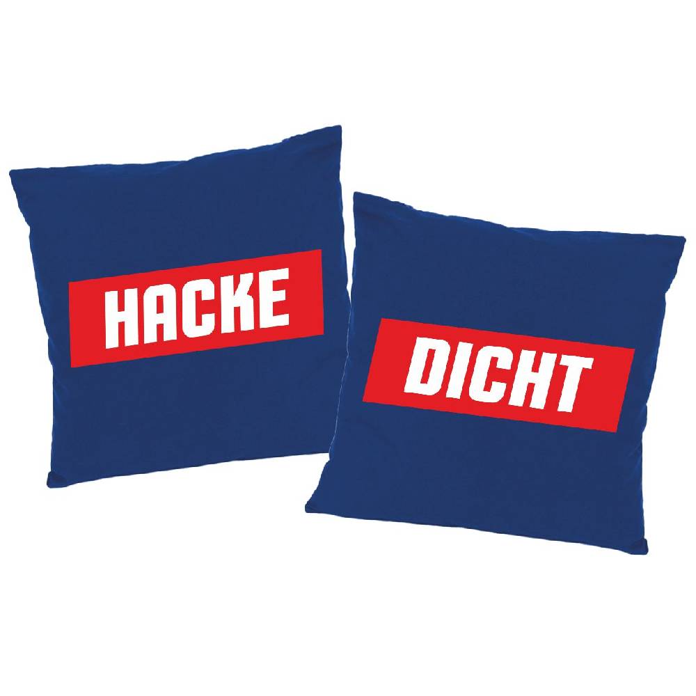 Spass Kostet Zwei Kissen Hacke und Dicht