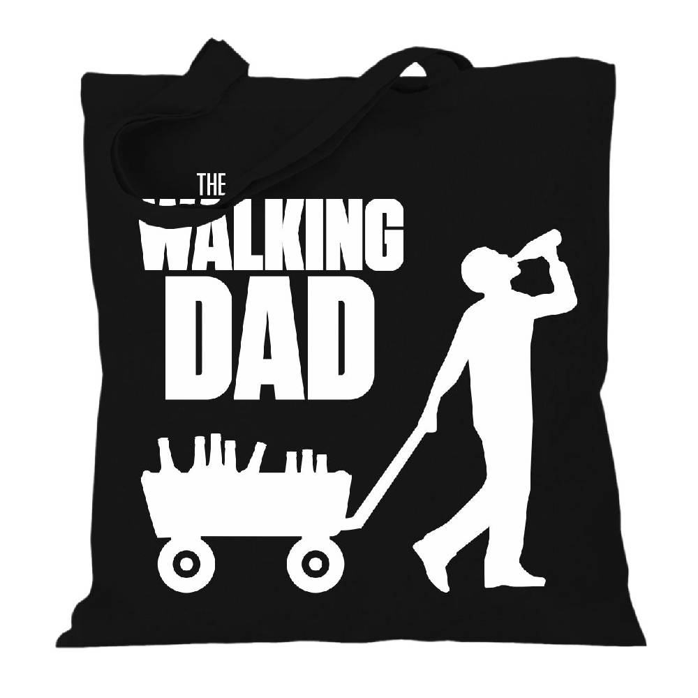 Spass Kostet Stoffbeutel Jutebeutel lange Henkel The Walking DAD