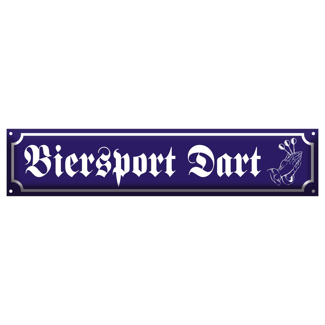Spass Kostet Strassenschild Blechschild Biersport Dart