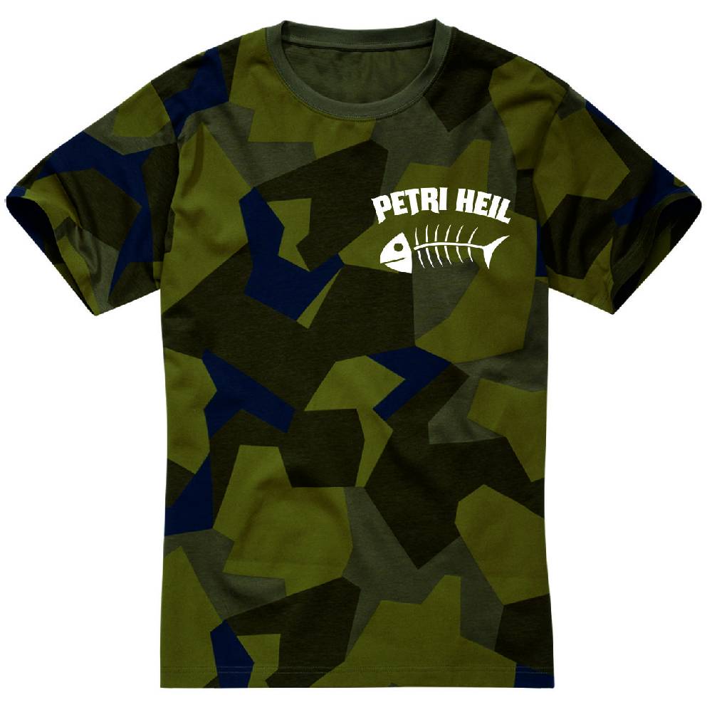 Spass Kostet Tarn T-Shirt Camouflage Angler Petri heil Fisch