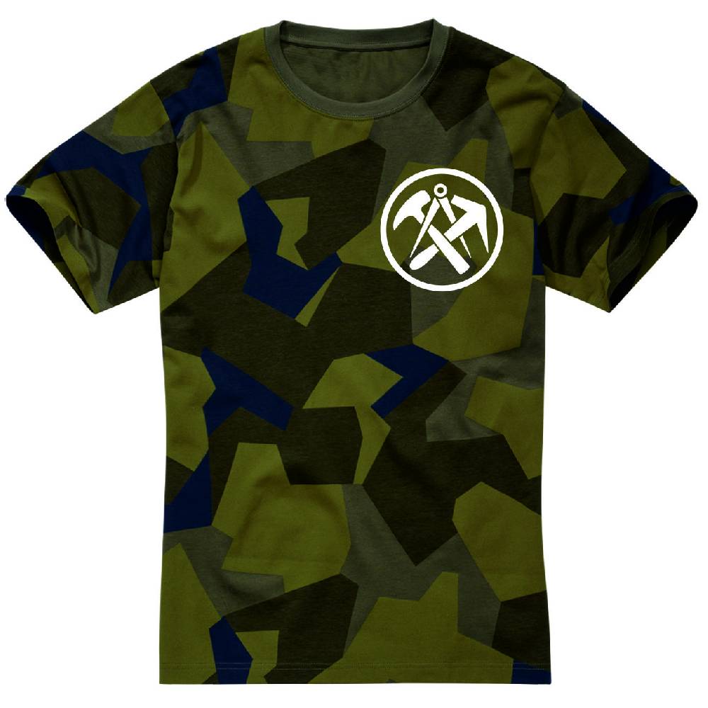 Spass Kostet Tarn T-Shirt Camouflage Dachdecker Zunftzeichen Firma