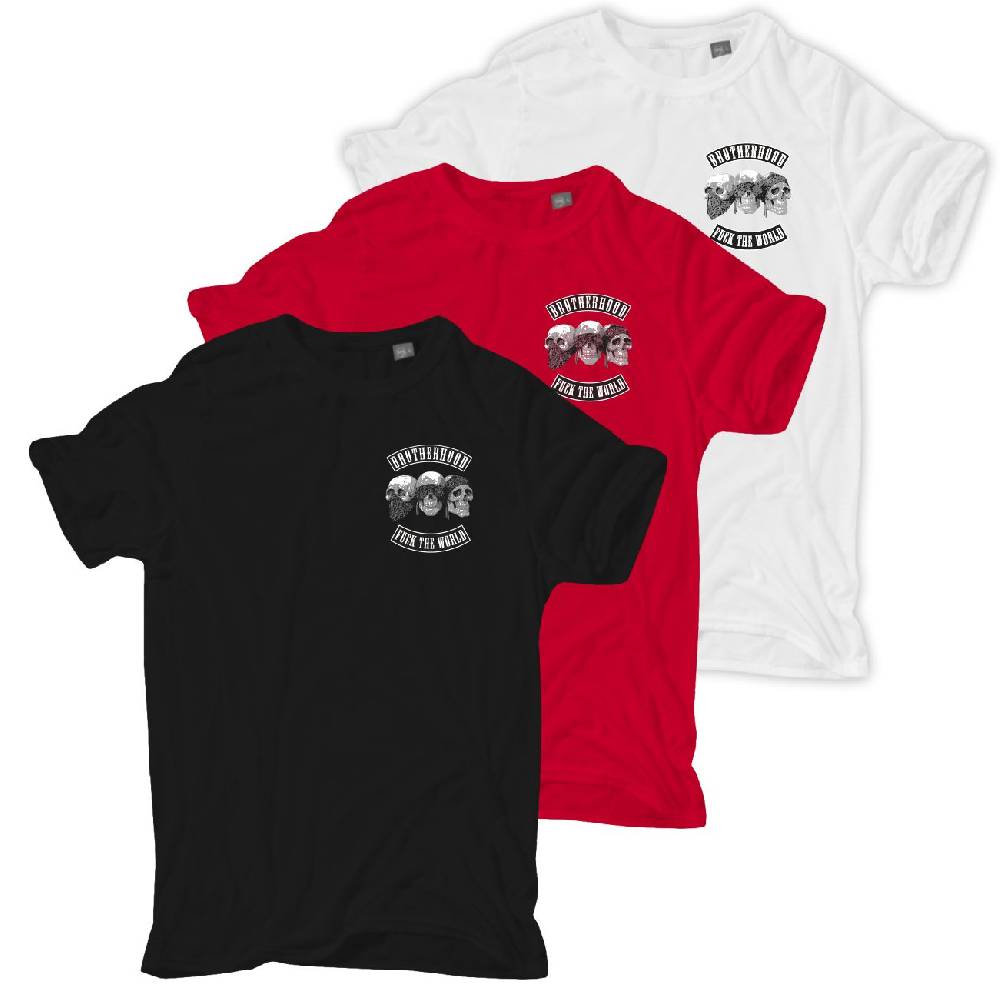 Spass Kostet TShirt 3er Pack Totenköpfe Patch XXXL bis 5XL