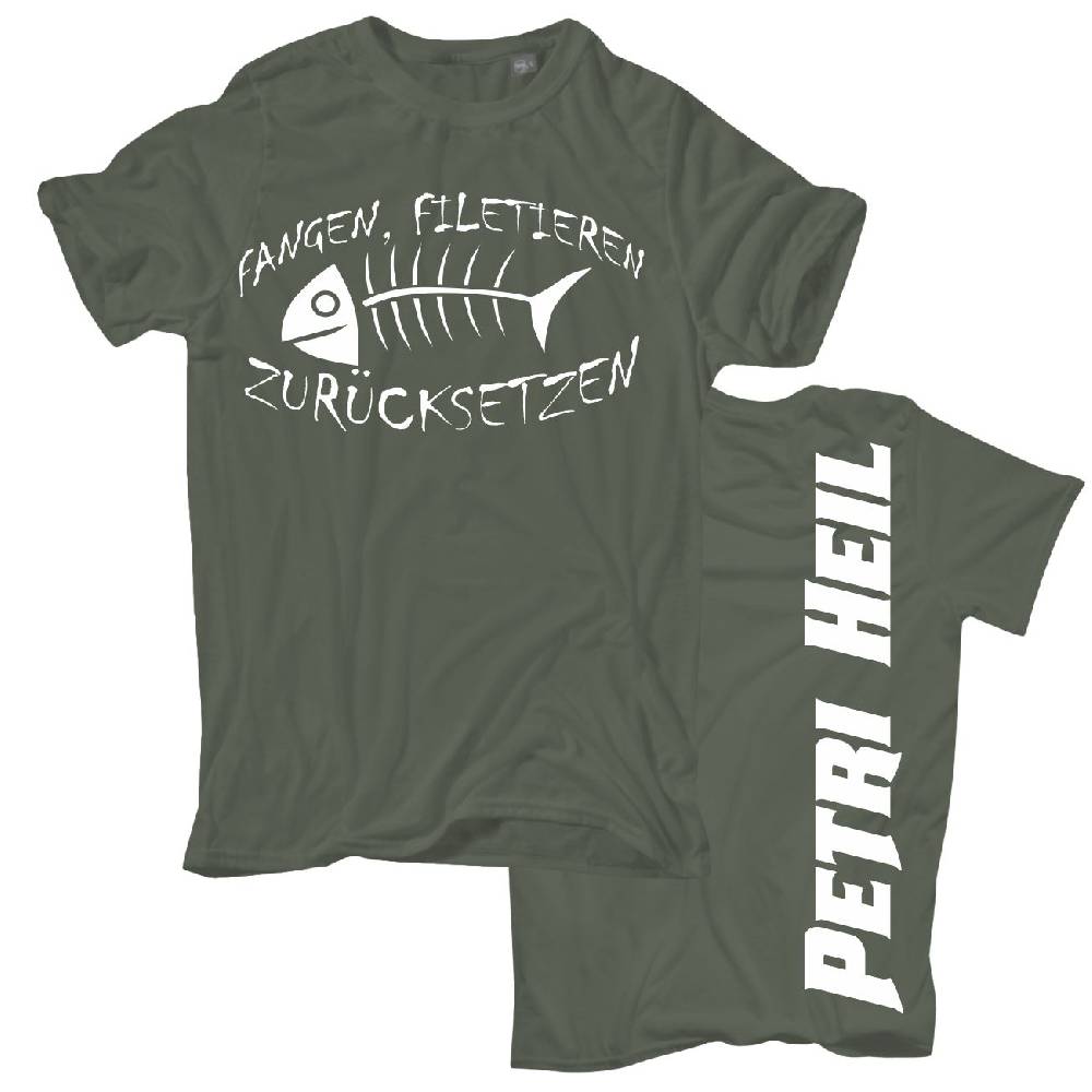 Spass Kostet Übergrößen Männer T-Shirt Angeln - fangen filetieren zurücksetzen 3XL bis 8XL