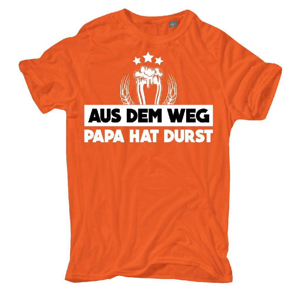 Spass Kostet Übergrößen Männer T-Shirt Aus dem Weg PAPA HAT DURST 3XL bis 8XL