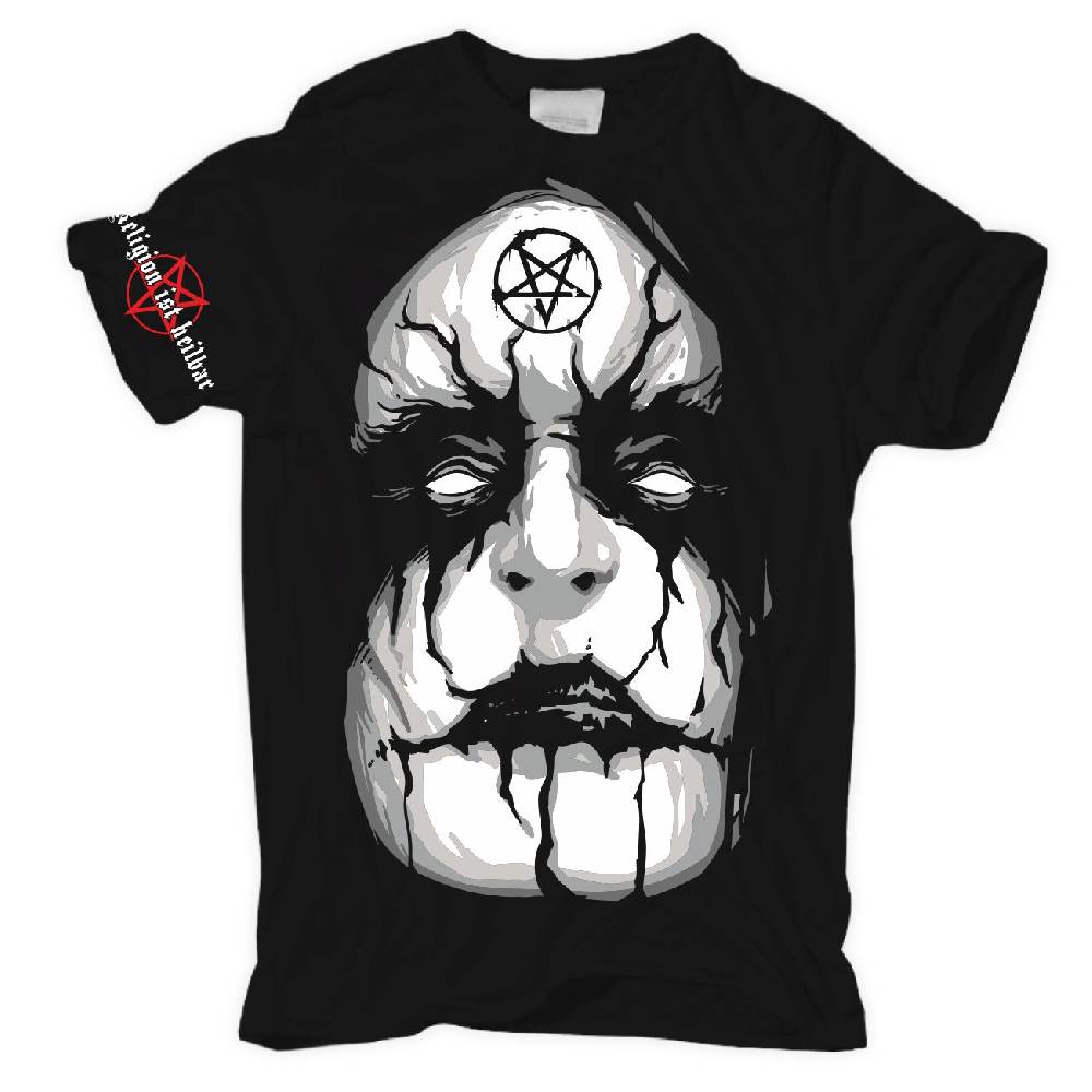 Spass Kostet Übergrößen Männer T-Shirt Corpsepaint 666 3XL bis 8XL