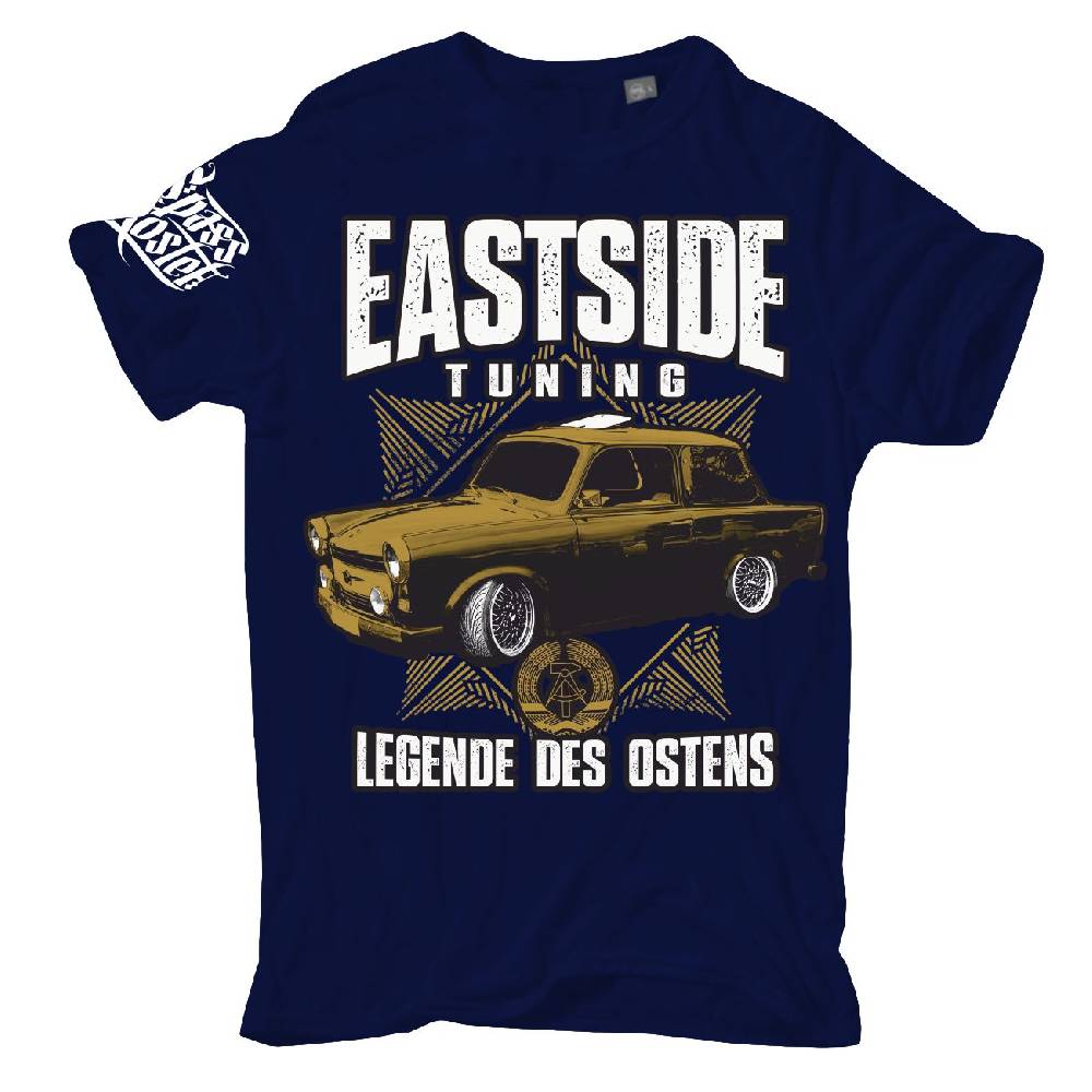 Spass Kostet Übergrößen Männer T-Shirt DDR Eastside Tuning Legende des Ostens 3XL bis 8XL
