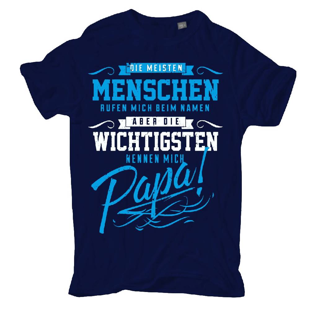 Spass Kostet Übergrößen Männer T-Shirt Die wichtigsten nennen mich PAPA 3XL bis 8XL