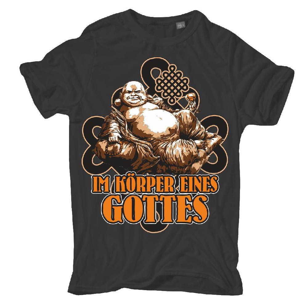 Spass Kostet Übergrößen Männer T-Shirt Im Körper eines Gottes 3XL bis 8XL