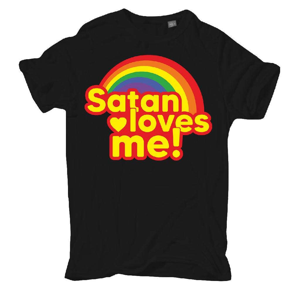 Spass Kostet Übergrößen Männer T-Shirt Satan loves me 3XL bis 8XL