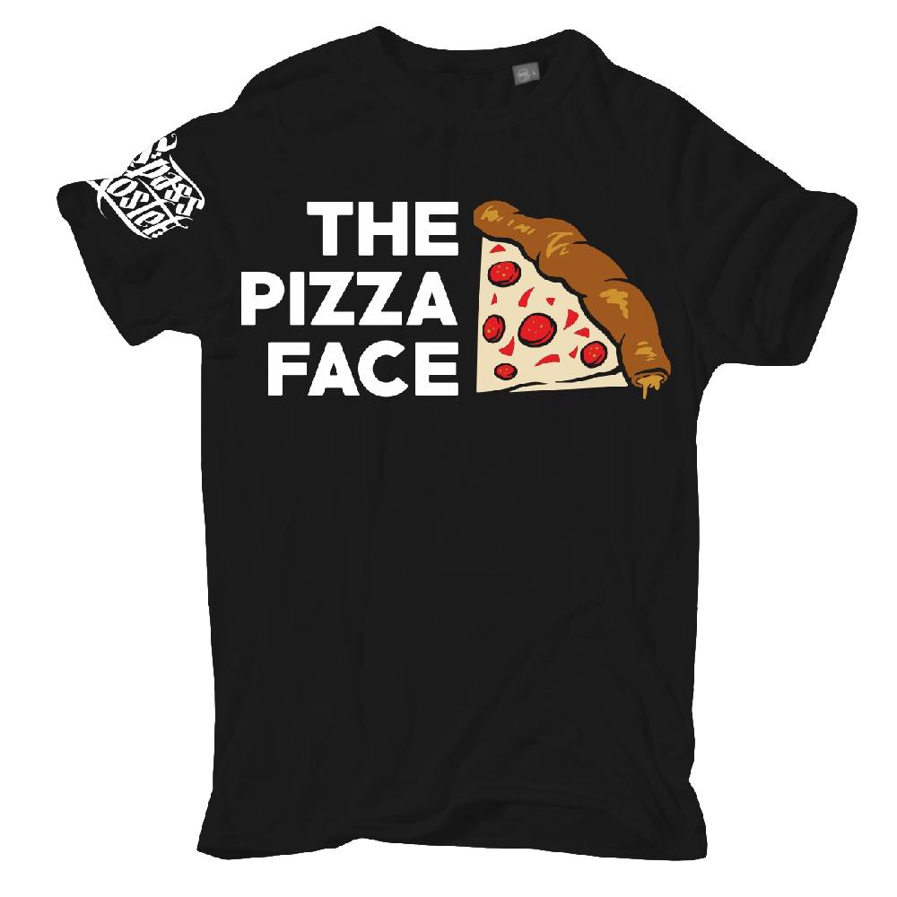 Spass Kostet Übergrößen Männer T-Shirt The Pizza Face 3XL bis 8XL