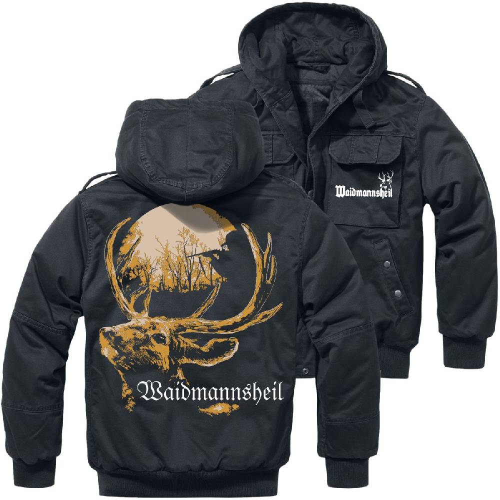 Spass Kostet WINTER Feldjacke mit Kapuze Jäger Waidmannsheil