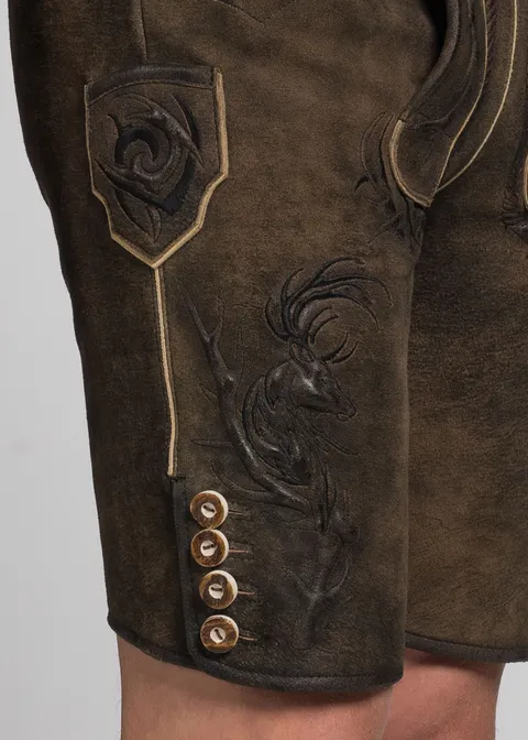 Spieth&Wensky Lederhose "Wolverine" 43cmArtikelnummer SW-390870-1601-6455