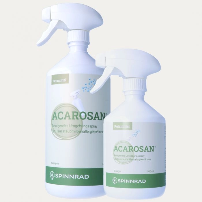 Spinnrad Acarosan - Reinigendes Umgebungsspray für Hausstaubmilbenallergiker