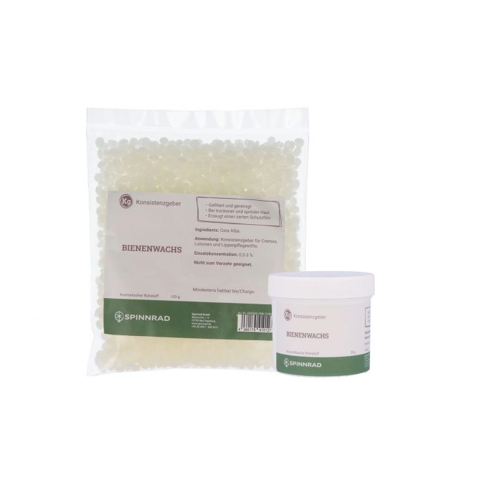 Spinnrad Bienenwachs weiß, geruchsfreier Konsistenzgeber
