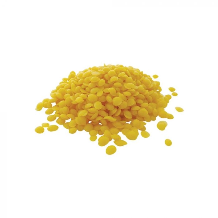 Spinnrad Bienenwachspellets, gelb zur Herstellung von Kosmetik und Kerzen