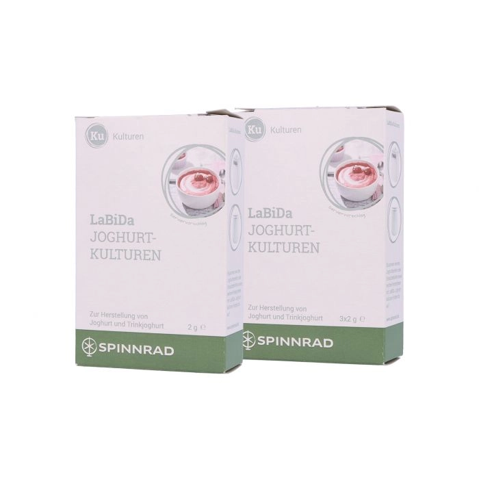 Spinnrad LaBiDa - gefriergetrocknete Mikroorganismen für die Joghurt-Herstellung