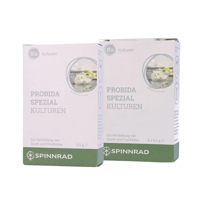 Spinnrad ProBiDa Spezial - Kulturen für die Herstellung von Quark, Frischkäse und Dickmilch