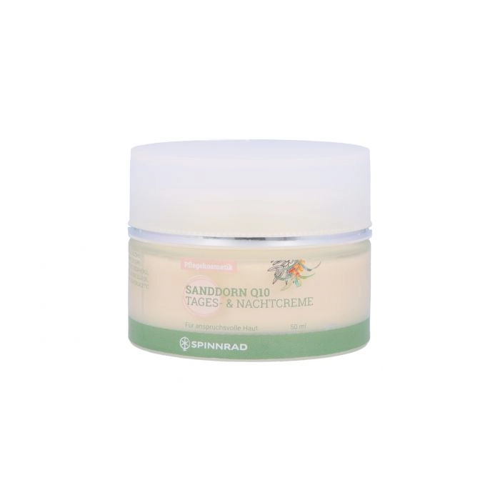 Spinnrad Sanddorn Q10 Tages- & Nachtcreme, glättet anspruchsvolle Haut, parfümfrei und Naturkosmetik