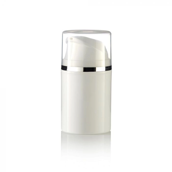 Spinnrad Airless Pumpspender weiß