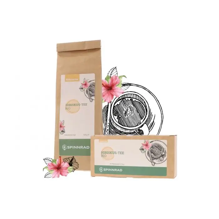 Spinnrad Bio-Hibiskustee