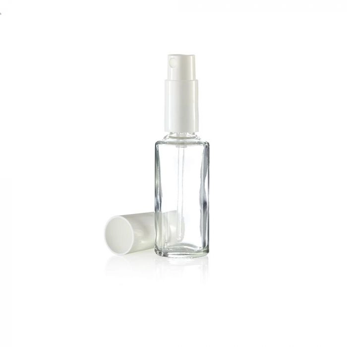 Spinnrad Flakonsprüher Glas