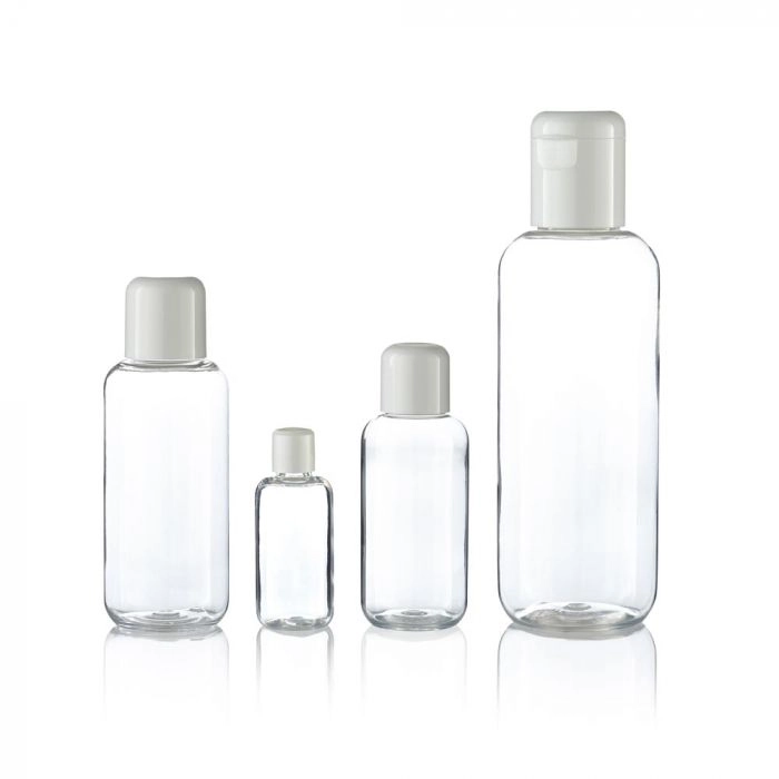 Spinnrad Flasche PET Optima klar