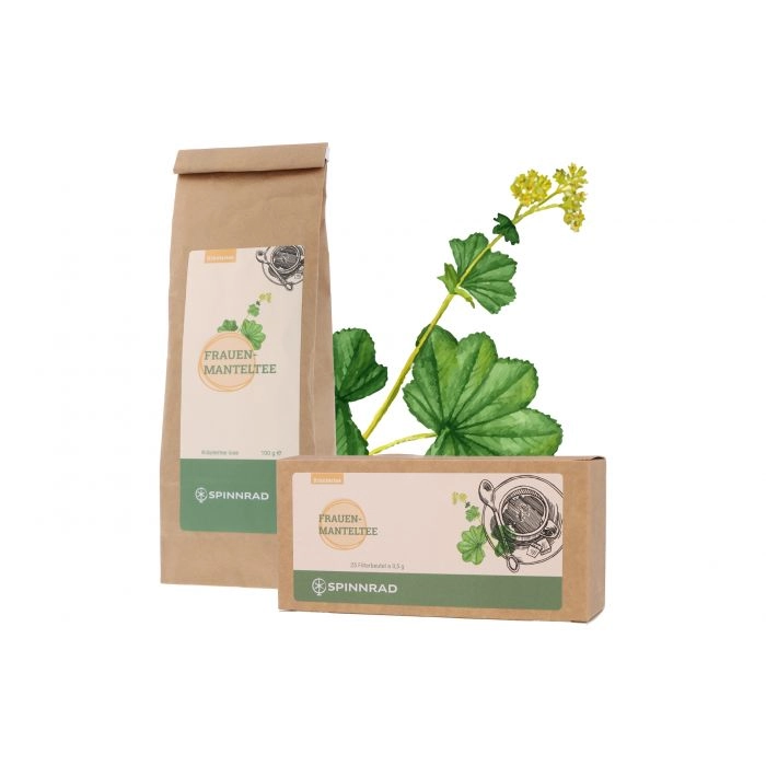 Spinnrad Frauenmanteltee