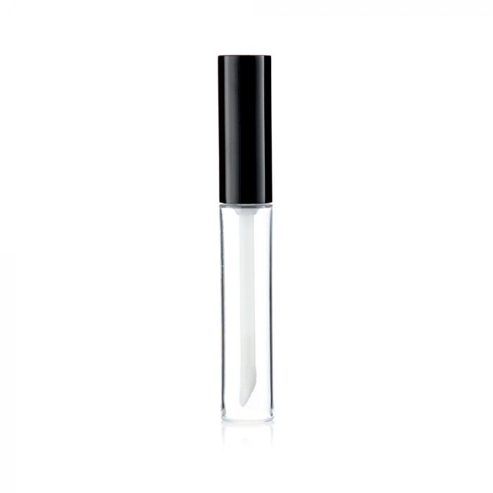 Spinnrad Lipgloss Flasche, schwarz