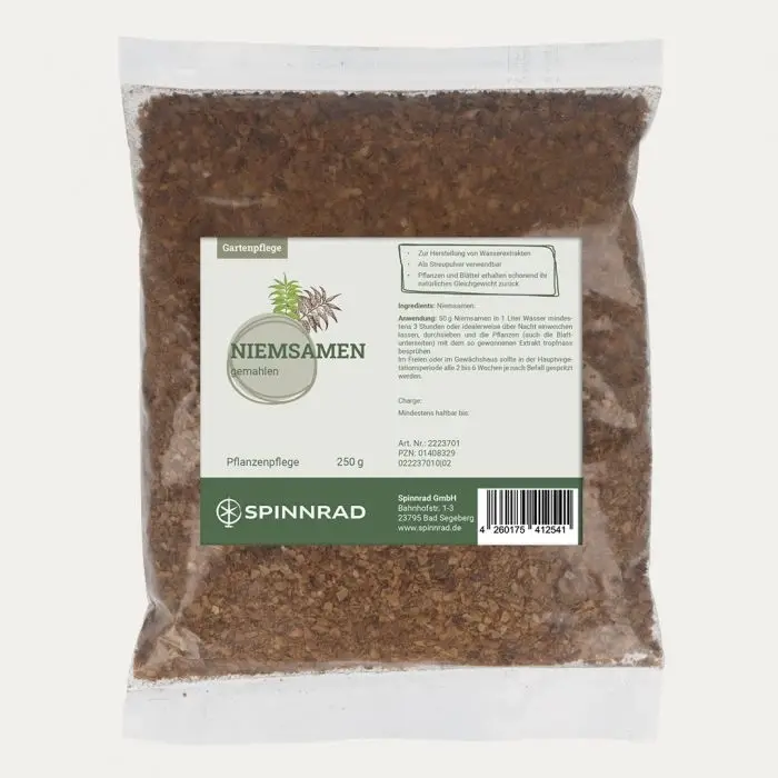 Spinnrad Niemsamen - zur Pflanzenpflege und Stärkung