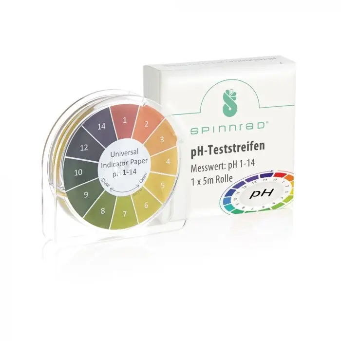 Spinnrad pH-Teststreifen, 5m auf Rolle