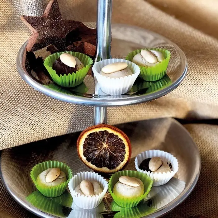 Spinnrad Rezept Mandelkugeln