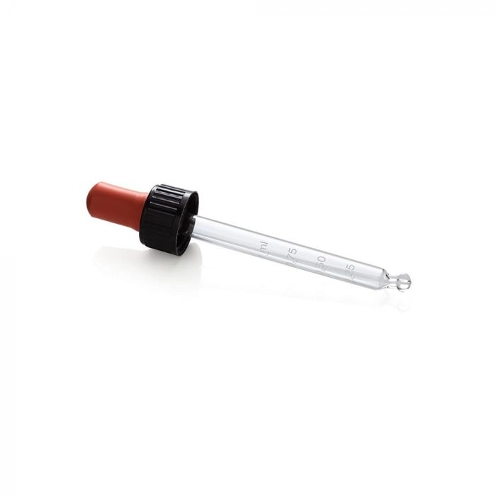 Spinnrad Tropfpipette grad. 1 ml für 50 ml Flasche
