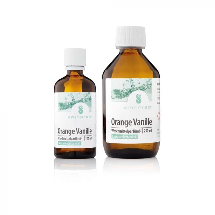 Spinnrad Waschmittel-Parfümöl Orange-Vanille