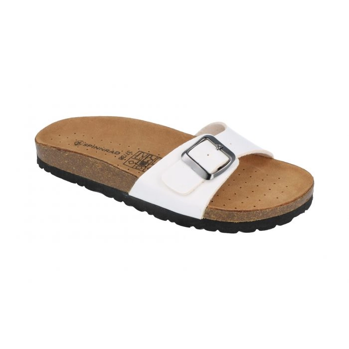 Spinnrad Zimt-Kork Sandale Einriemer