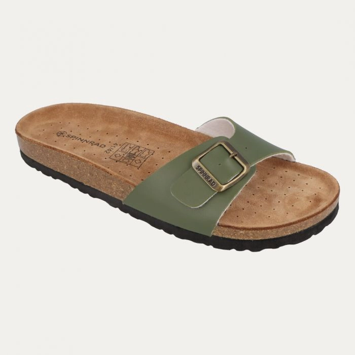 Spinnrad Zimt-Kork Sandale mit einem Riemen