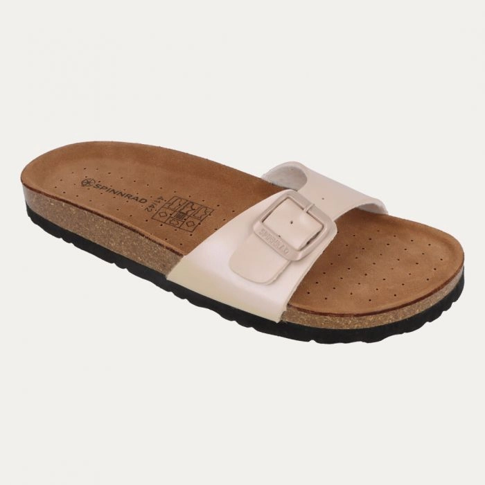 Spinnrad Zimt-Kork Sandale mit einem Riemen