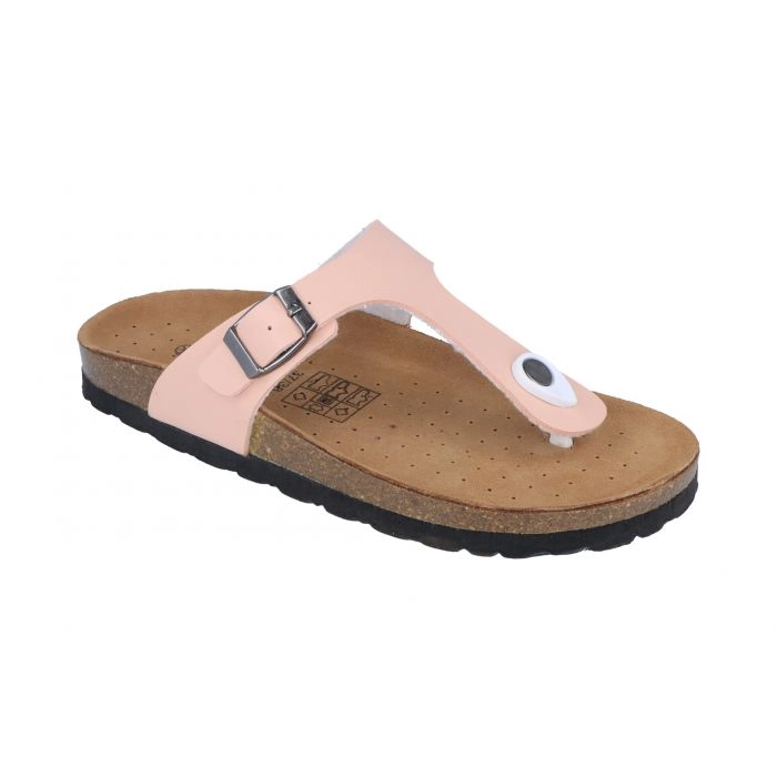 Spinnrad Zimt-Kork Zehentrenner, aprikose