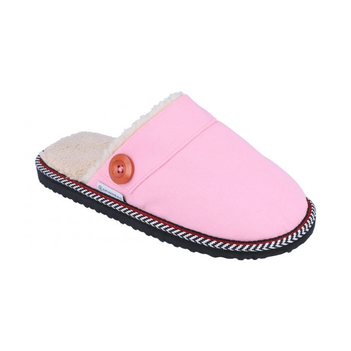 Spinnrad Zimtlatschen Hausschuh rosa