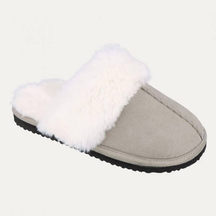 Spinnrad Zimtlatschen Hausschuhe, warm gefüttert