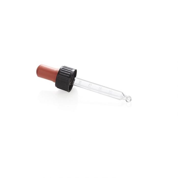 Spinnrad Tropfpipette grad. 1 ml für 10 und 20 ml Flasche